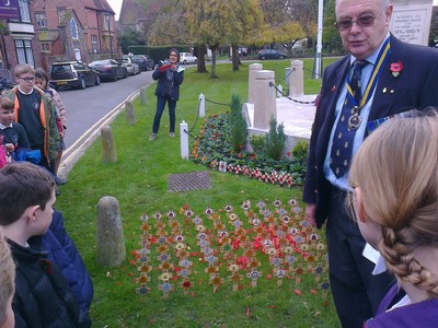 Remembrance Crosses on the Causeway, Marlow