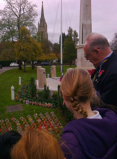 Remembrance Crosses on the Causeway, Marlow